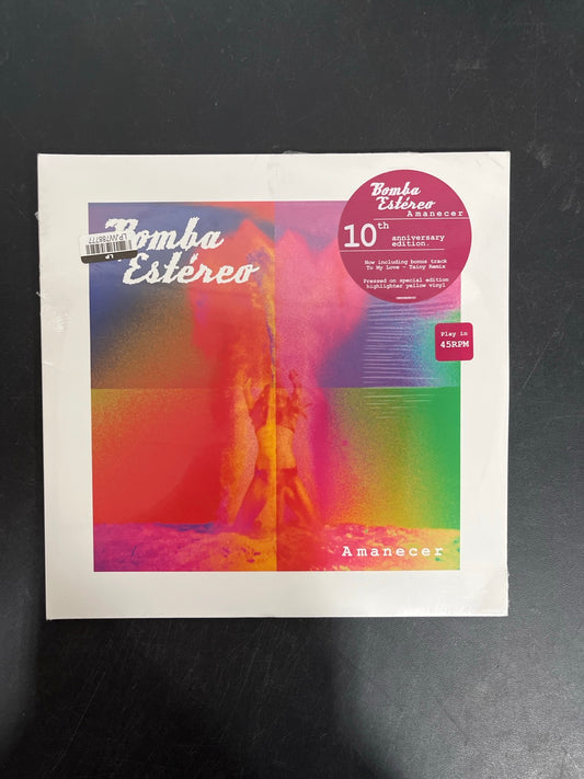FRONT - Bomba Estéreo - Amanecer 10th Anniv Ed. Yellow Vinyl SEALED NOT TESTED