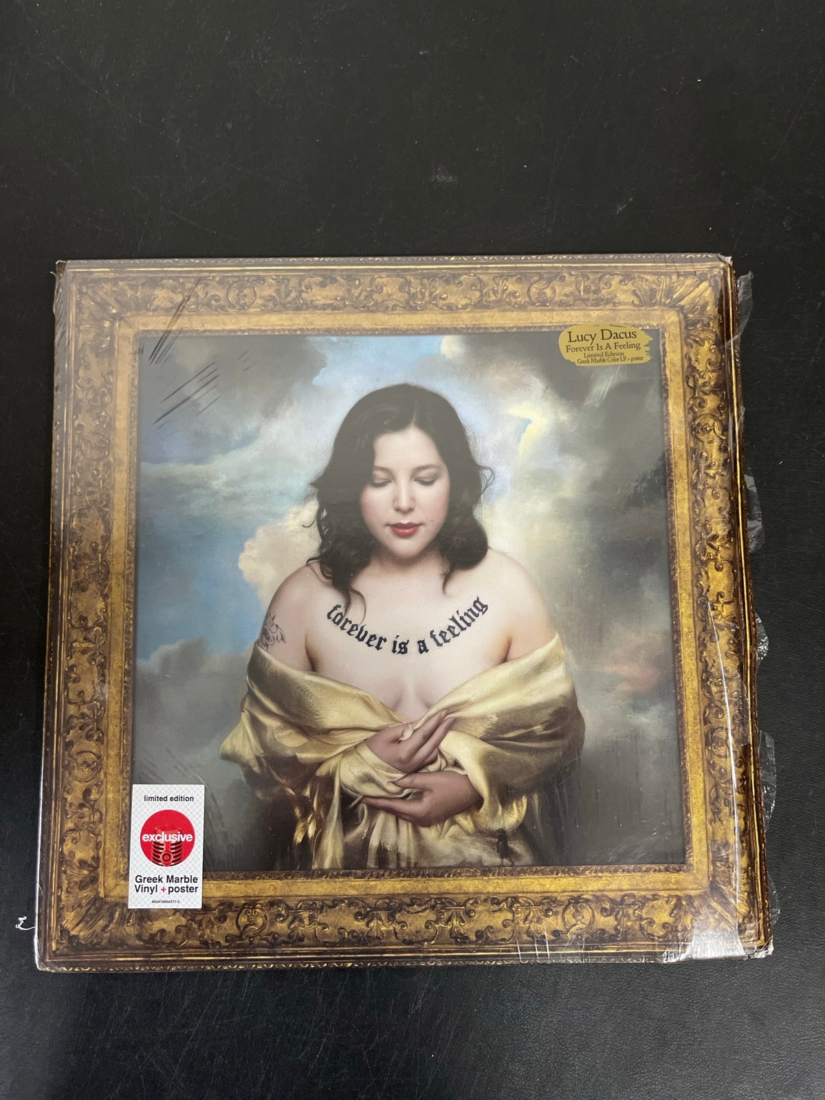 FRONT - Lucy Dacus - Forever Is A Feeling LE Greek Marble Vinyl USED NOT TESTED