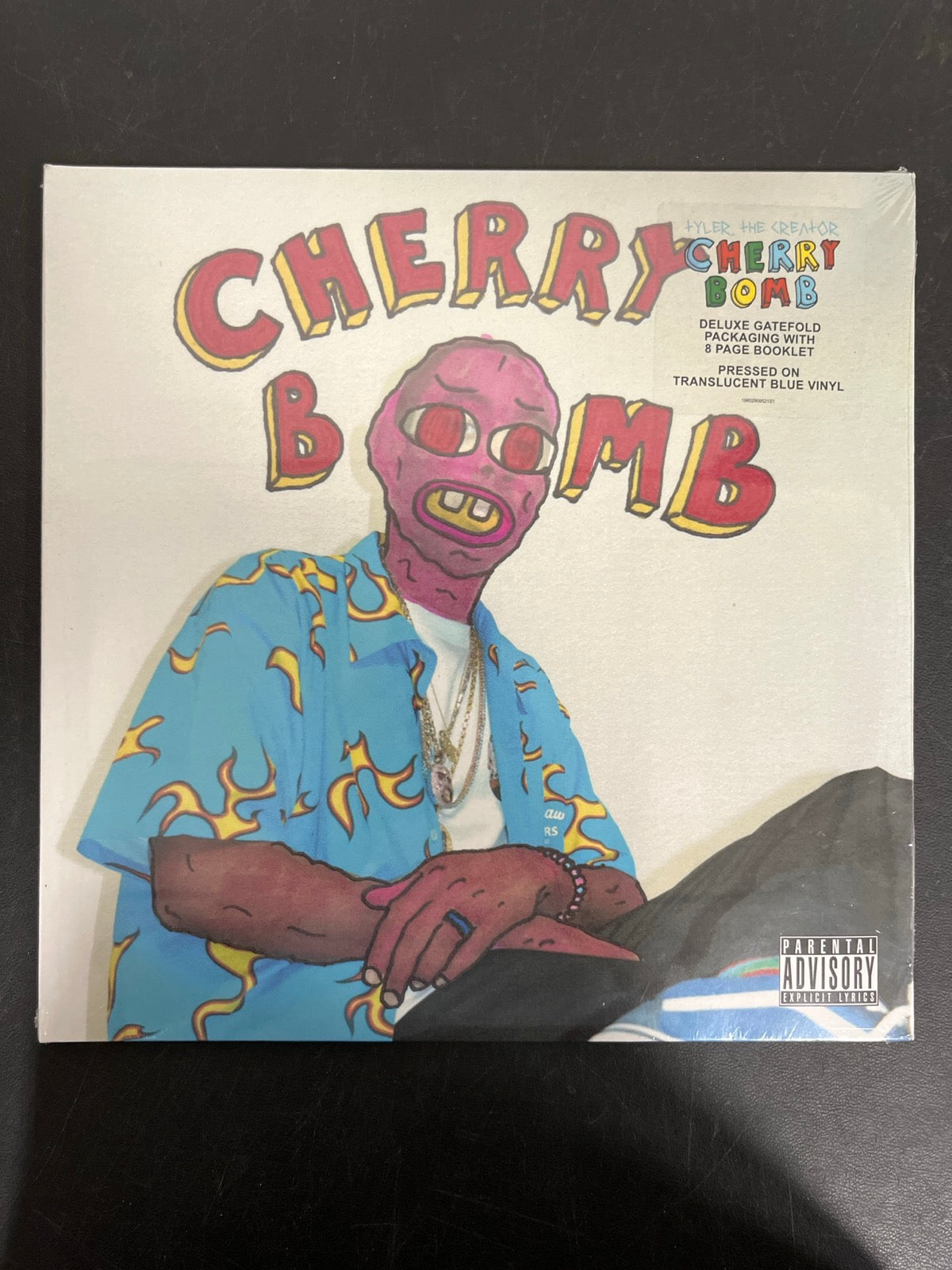FRONT - Tyler, The Creator - CHERRY BOMB LE Blue Vinyl SEALED NOT TESTED