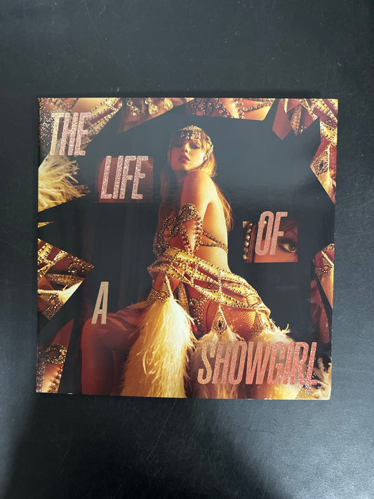 FRONT - Taylor Swift - The Life of a ... LE 180gm Pink Yellow Vinyl USED NOT TESTED