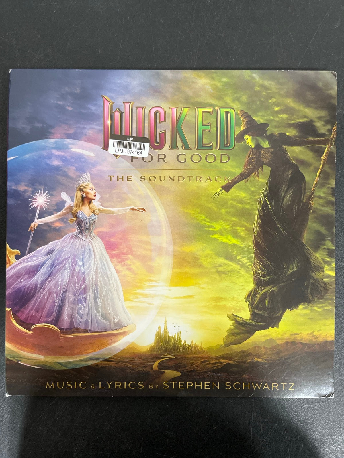 FRONT - Wicked: For Good OST LE Pink / Green Vinyl USED NOT TESTED