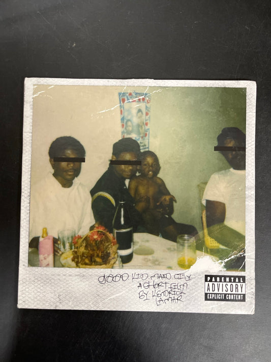 FRONT - Kendrick Lamar - good kid, m.A.A.d city LE Red Vinyl USED NOT TESTED