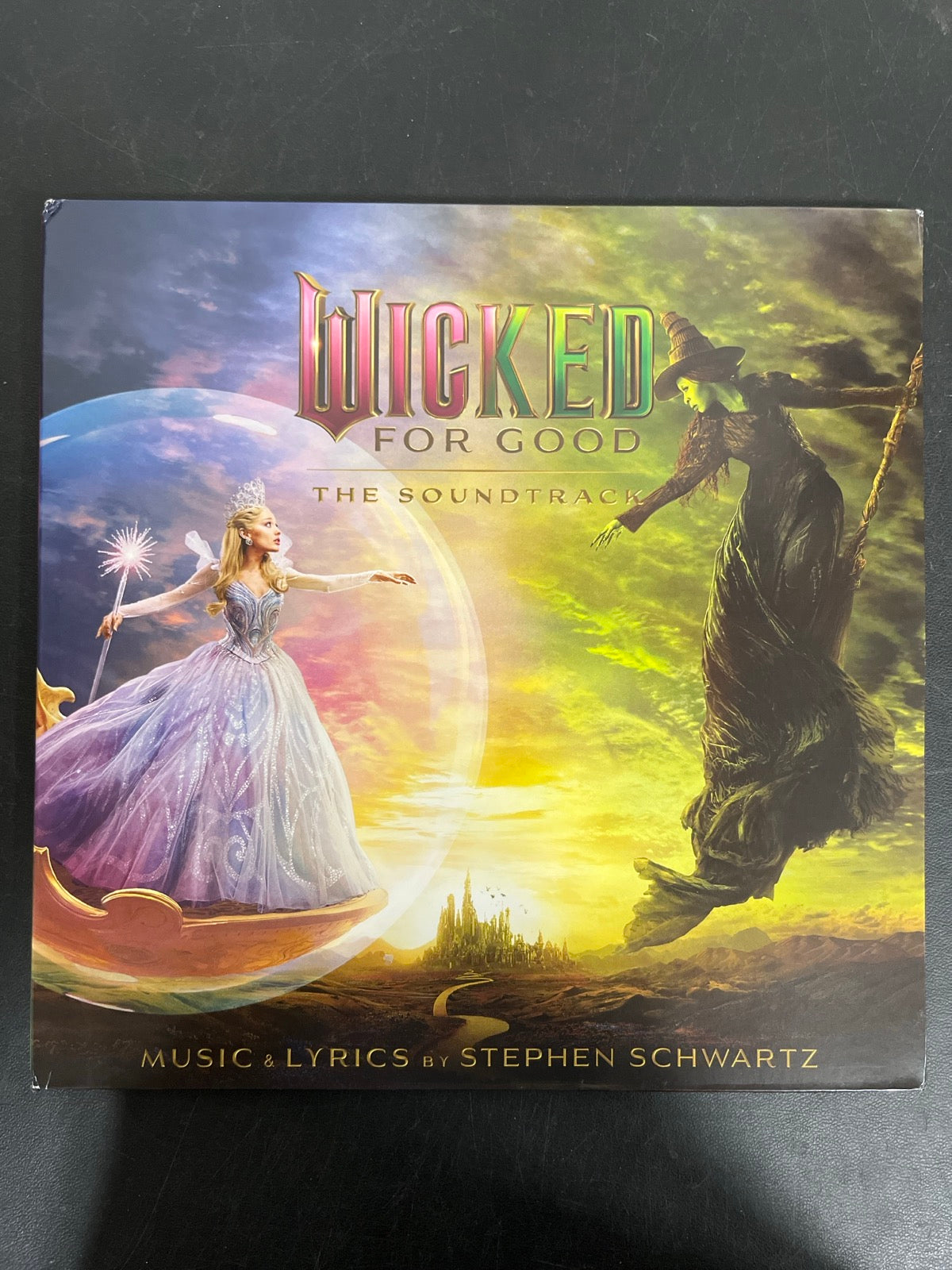 FRONT - Wicked: For Good OST LE Pink / Green Vinyl USED NOT TESTED