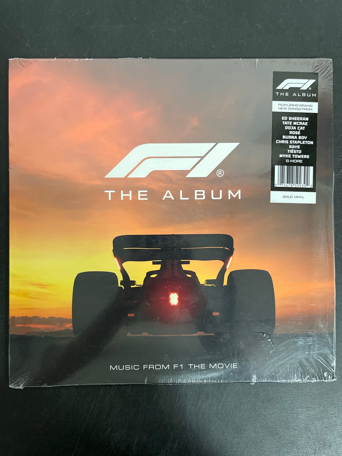 FRONT - F1 The Album LE Gold Vinyl SEALED NOT TESTED