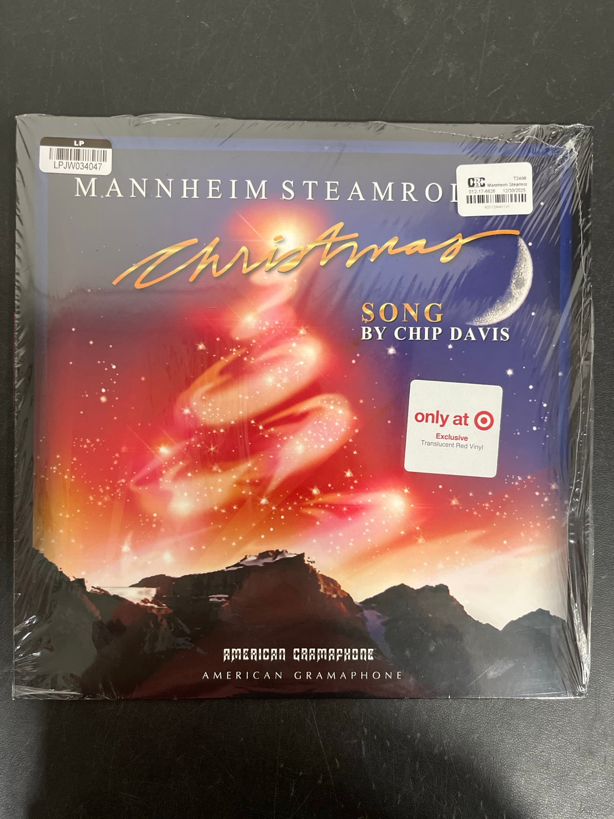 FRONT - Mannheim Steamroller - Christmas Song LE 180gm Red Vinyl SEALED NOT TESTED