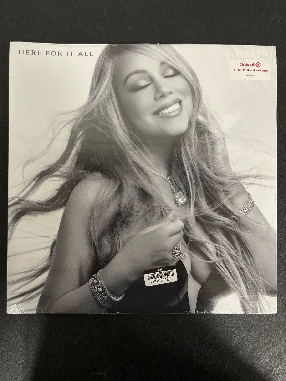 FRONT - Mariah Carey - Here For It All LE Honey Vinyl USED NOT TESTED