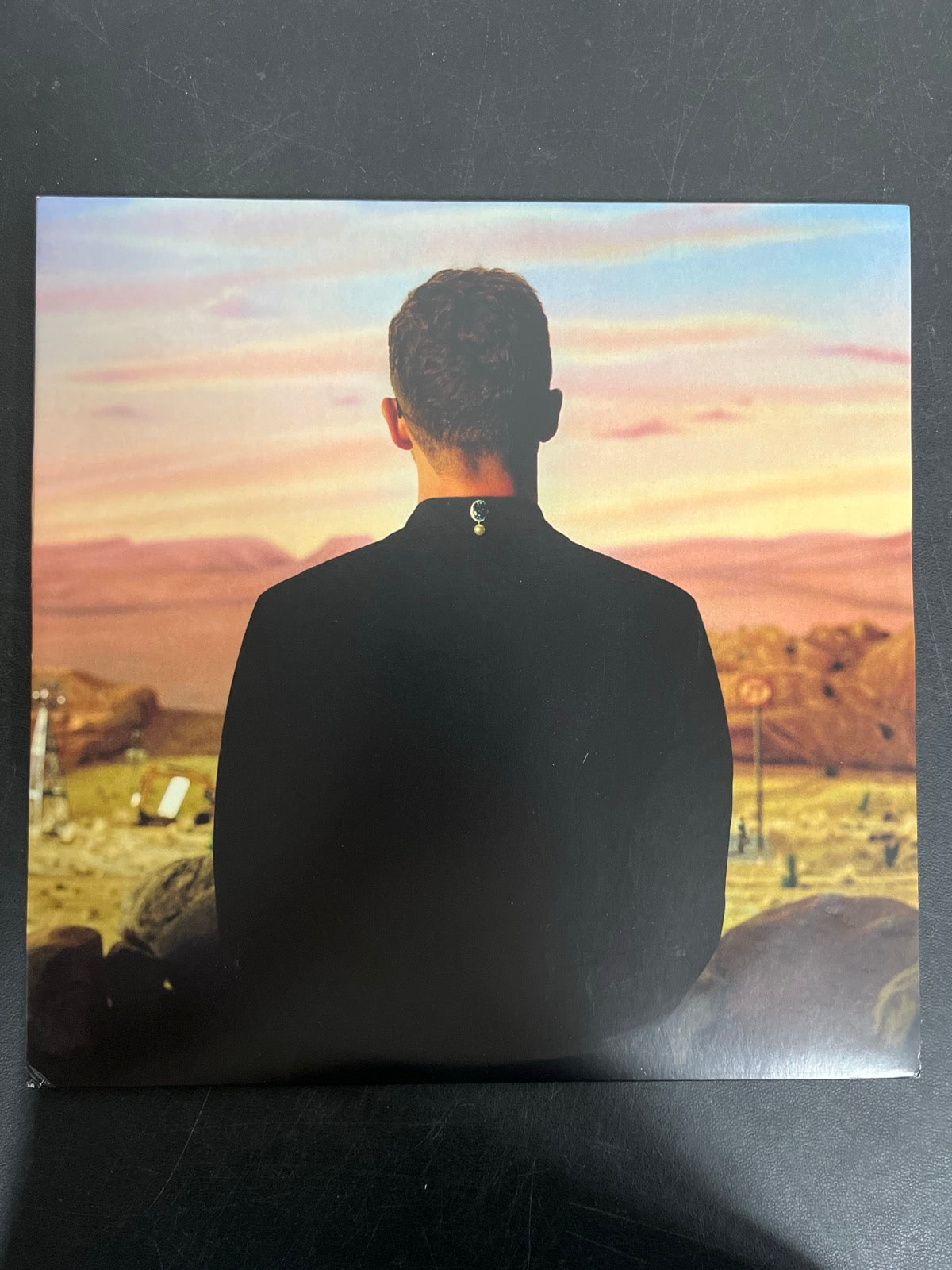 FRONT - Justin Timberlake - Everything I ...  Silver/Black Vinyl USED NOT TESTED
