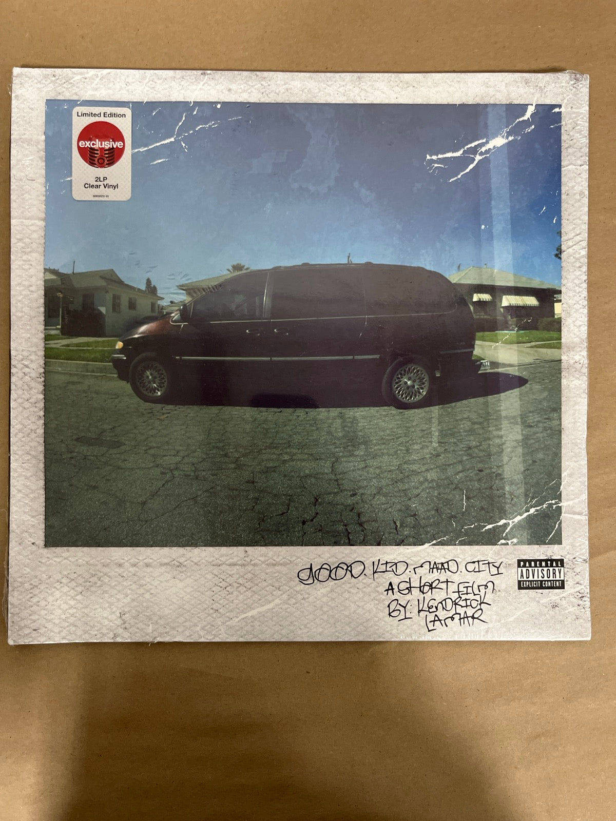 FRONT - Kendrick Lamar - good kid, m.A.A.d city LE Clear Vinyl USED NOT TESTED