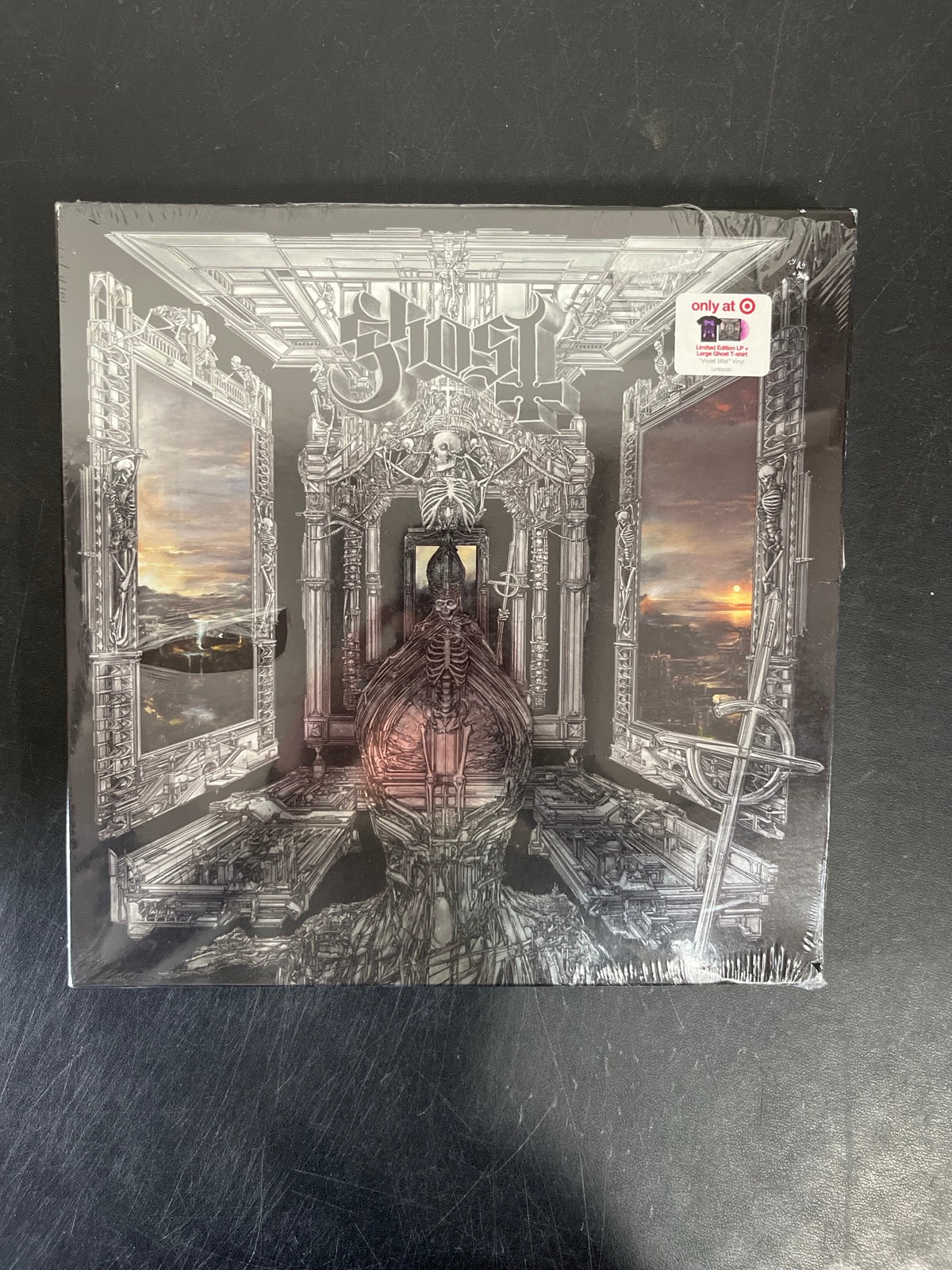 FRONT - Ghost - Skeletá LE Violet Mist Vinyl + T-Shirt SEALED NOT TESTED