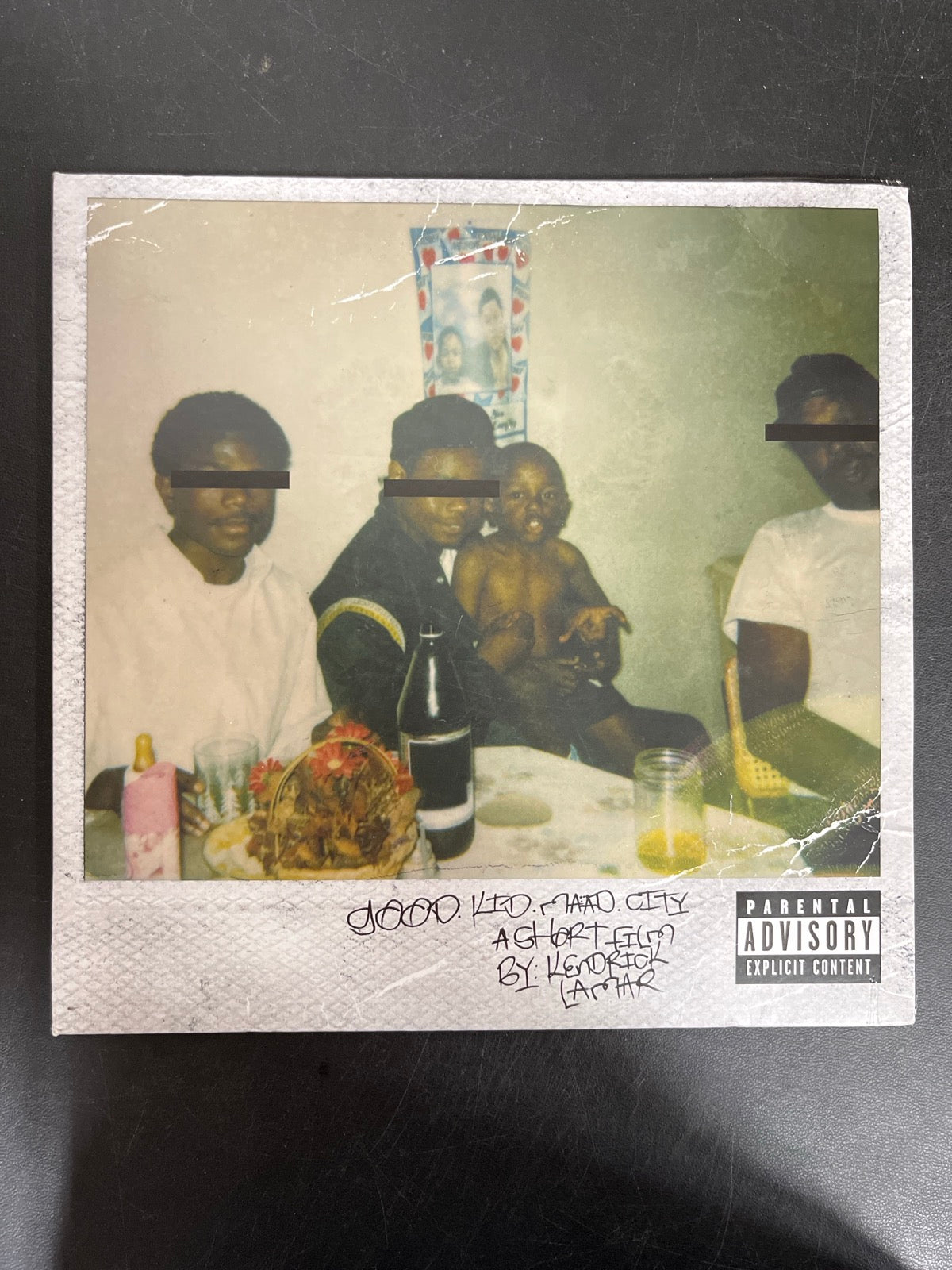 FRONT - Kendrick Lamar - good kid, m.A.A.d city LE Red Vinyl USED NOT TESTED