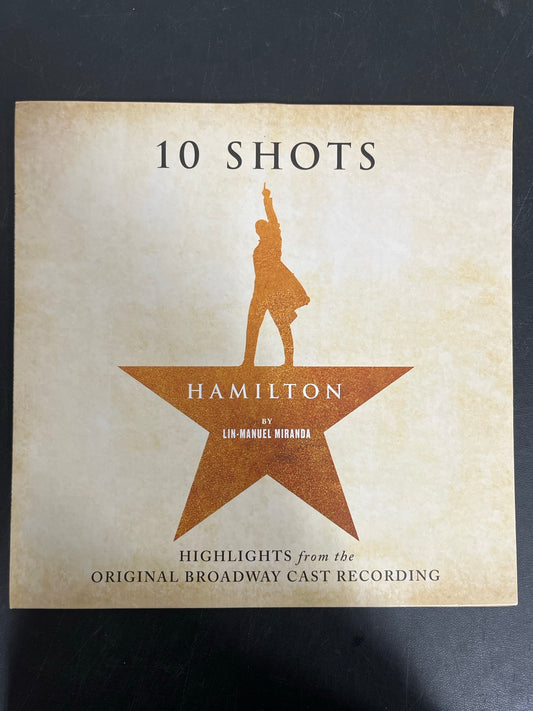 FRONT - Lin-Manuel Miranda - Hamilton: 10 Shots LE Red Smoke Vinyl USED NOT TESTED