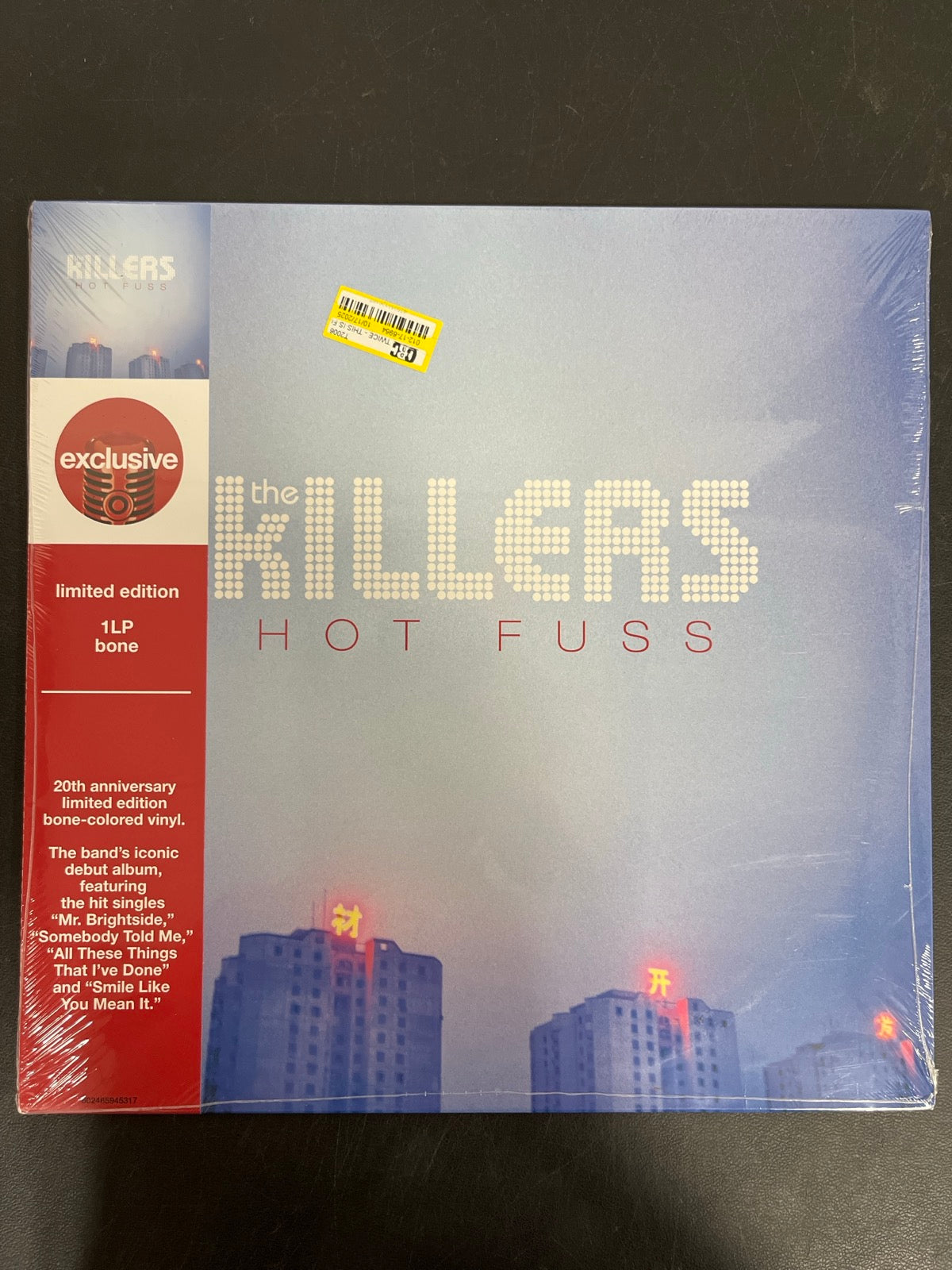 FRONT - The Killers - Hot Fuss LE Bone White Vinyl SEALED NOT TESTED