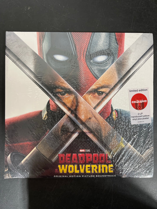 FRONT - Deadpool & Wolverine OST Deluxe Ed. Yellow Vinyl USED NOT TESTED