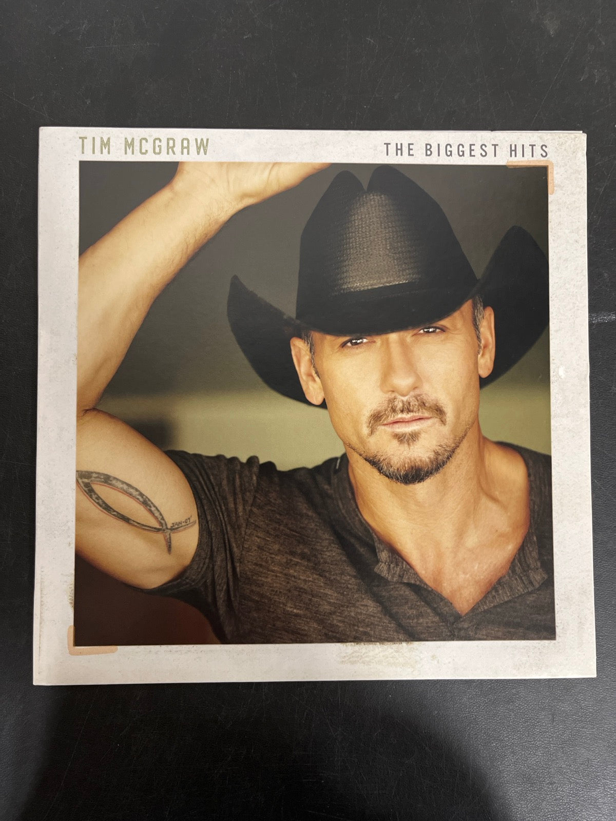 FRONT - Tim McGraw - The Biggest Hits Vinyl WARPED NOT TESTED