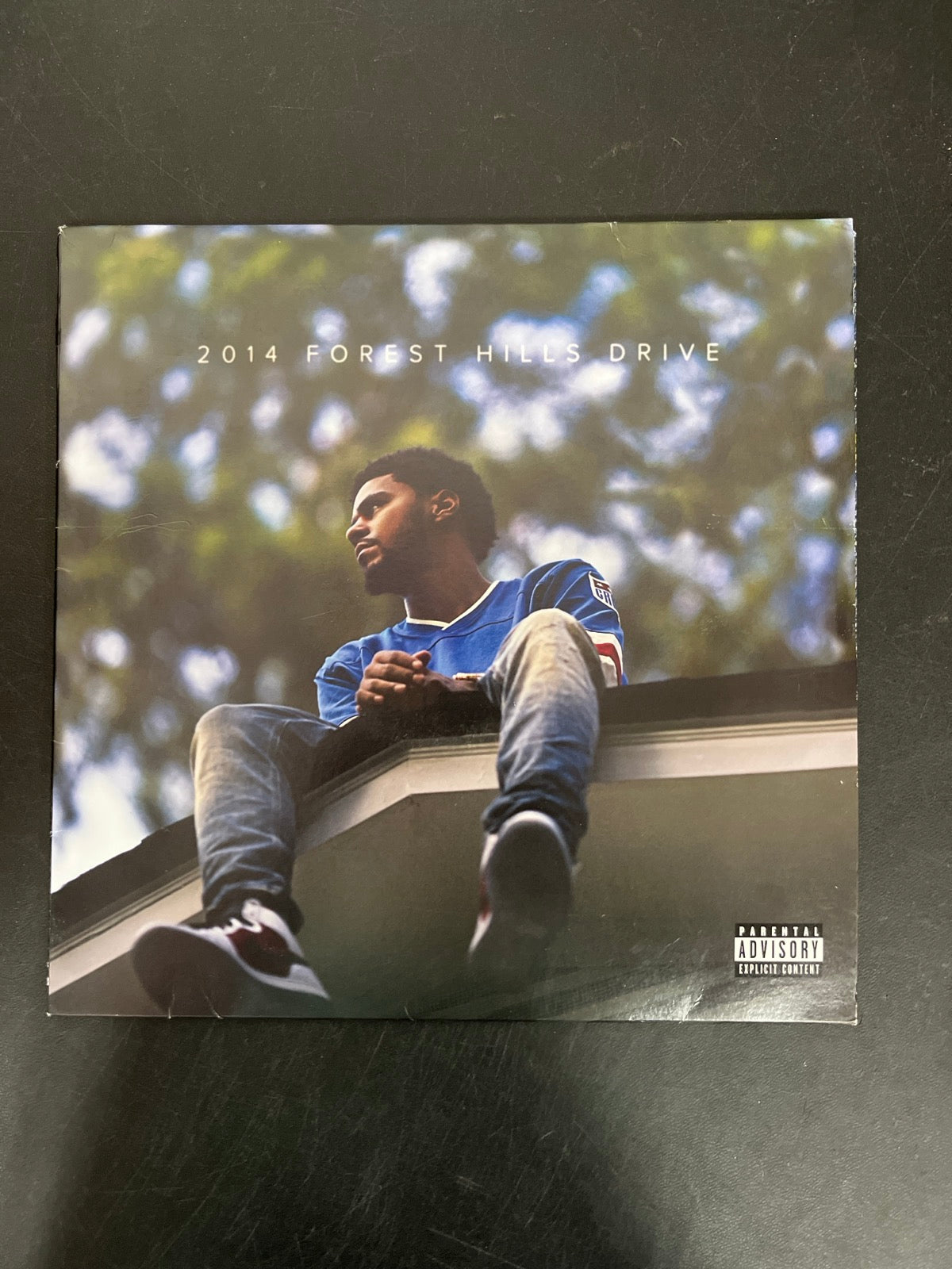 FRONT - J. Cole - 2014 Forest Hills Drive Anniversary Ed. Red Vinyl USED NOT TESTED