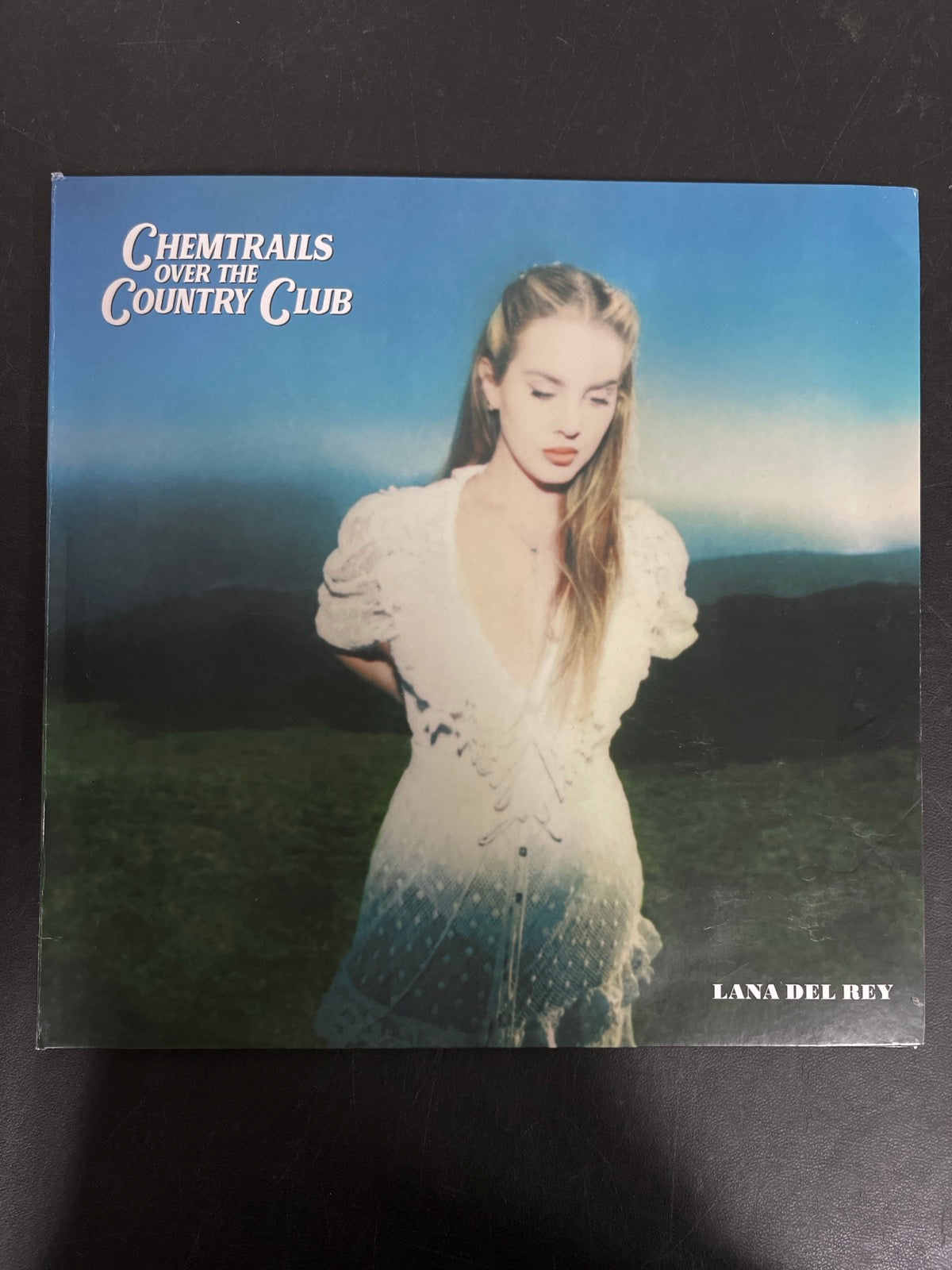 FRONT - Lana Del Rey - Chemtrails Over The Country Club LE Red Vinyl USED NOT TESTED