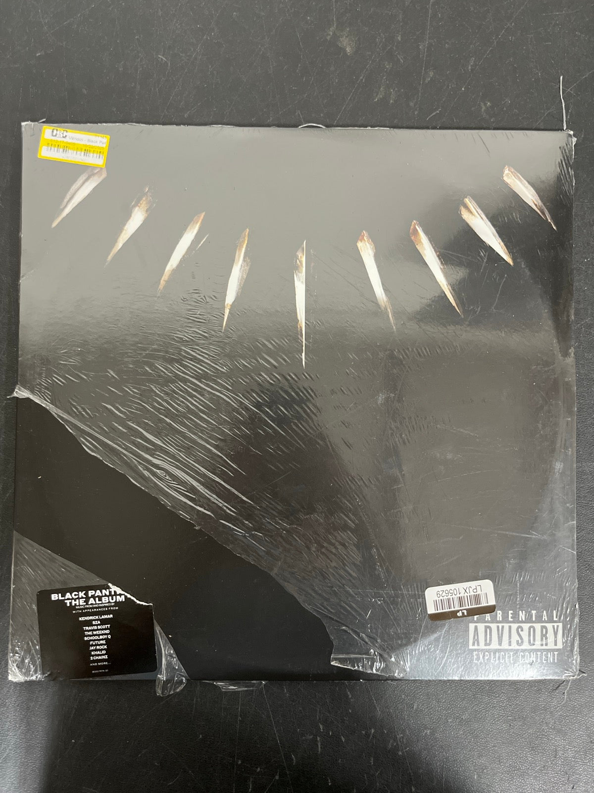 FRONT - Black Panther: The Album OST LE Black Vinyl USED NOT TESTED