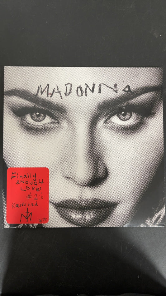 FRONT - Madonna - Finally Enough Love Black Vinyl USED NOT TESTED