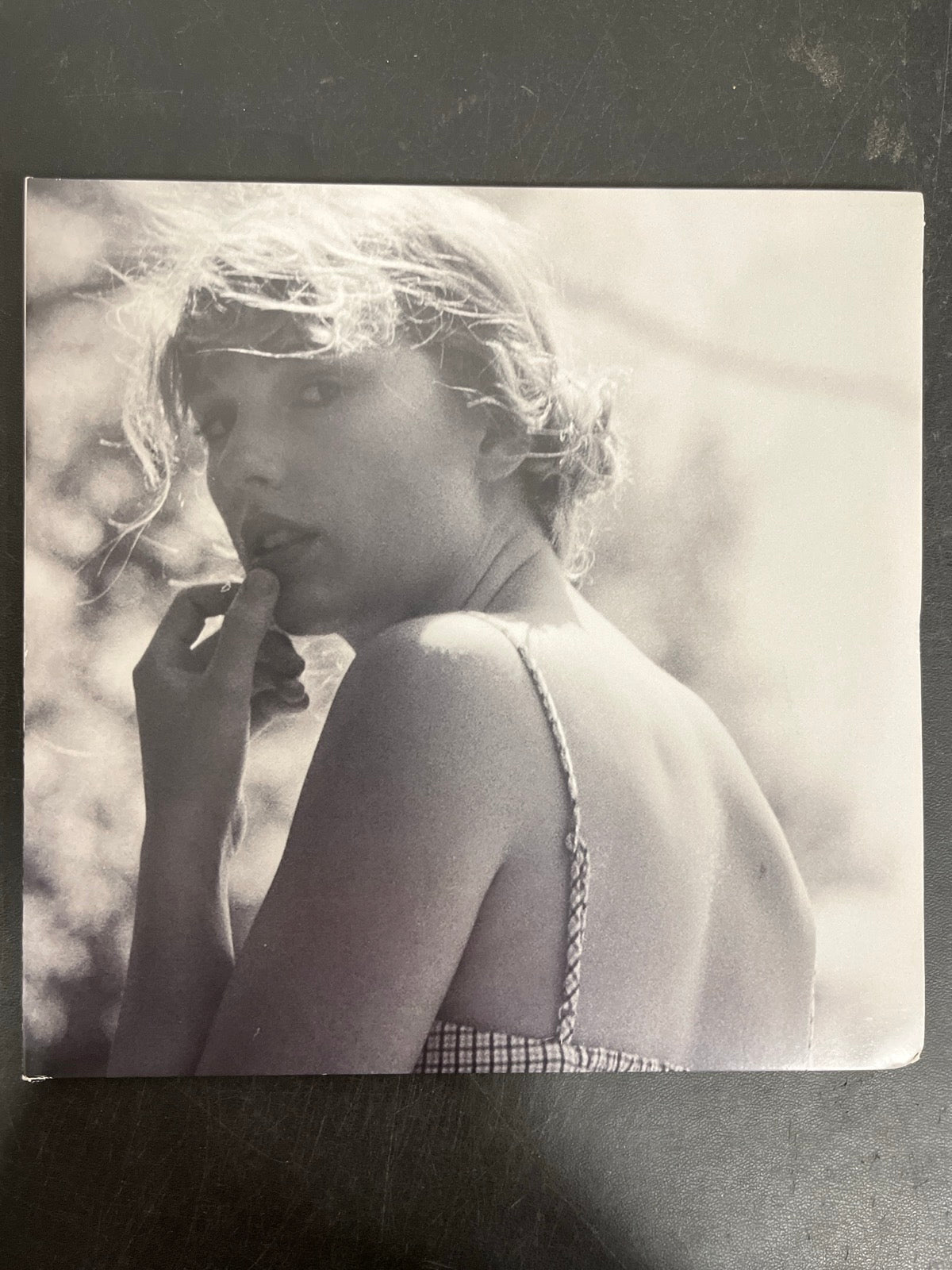 FRONT - Taylor Swift - Folklore LE Red Etched Vinyl USED NOT TESTED