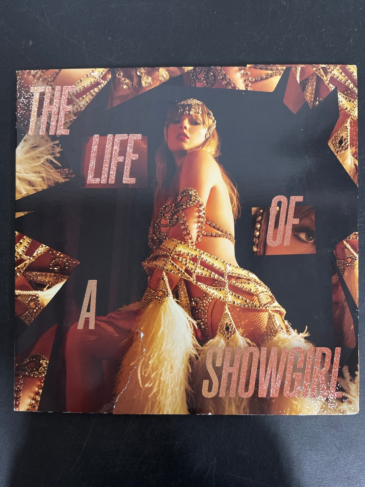 FRONT - Taylor Swift - The Life of a ... LE 180gm Pink Yellow Vinyl USED NOT TESTED