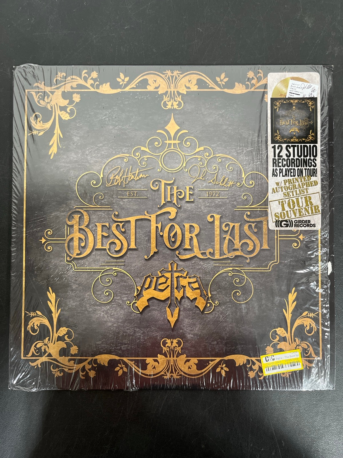 FRONT - Petra - The Best for Last LE Gold Vinyl USED NOT TESTED
