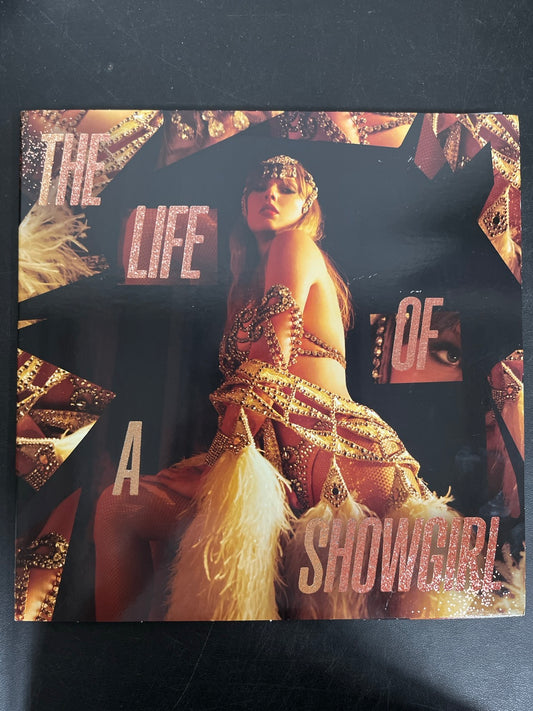 FRONT - Taylor Swift - The Life of a ... LE 180gm Pink Yellow Vinyl USED NOT TESTED