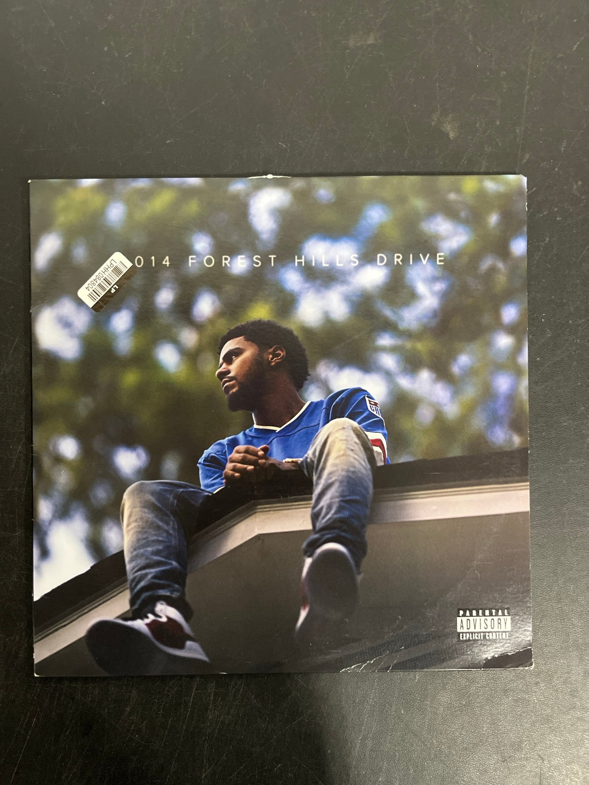 FRONT - J. Cole - 2014 Forest Hills Drive Anniversary Ed. Red Vinyl USED NOT TESTED