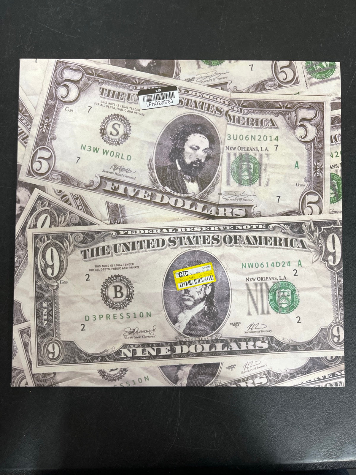 FRONT - $uicideboy$ - New World Depression Clear Vinyl USED NOT TESTED