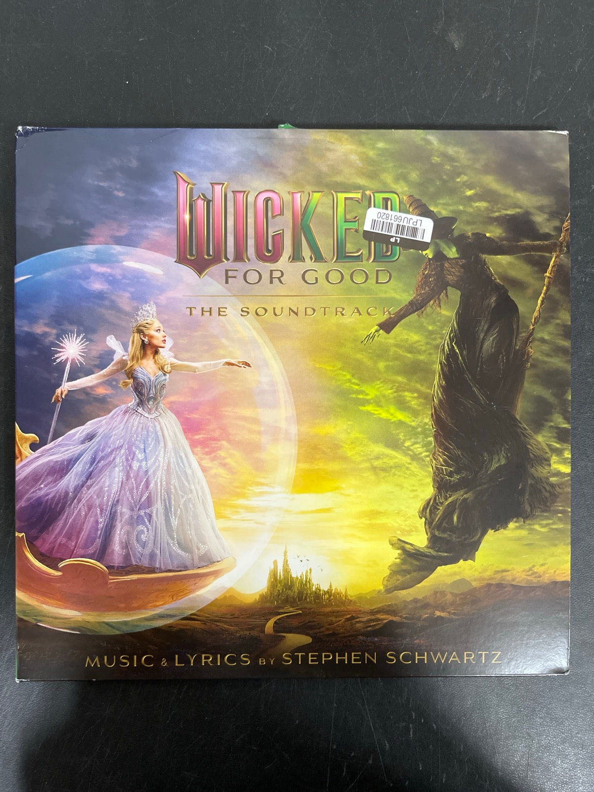 FRONT - Wicked: For Good OST LE Pink / Green Vinyl USED NOT TESTED