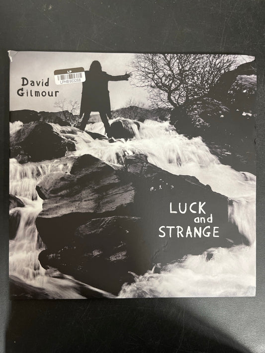 FRONT - David Gilmour - Luck and S... Target Exclusive Blue Vinyl USED NOT TESTED