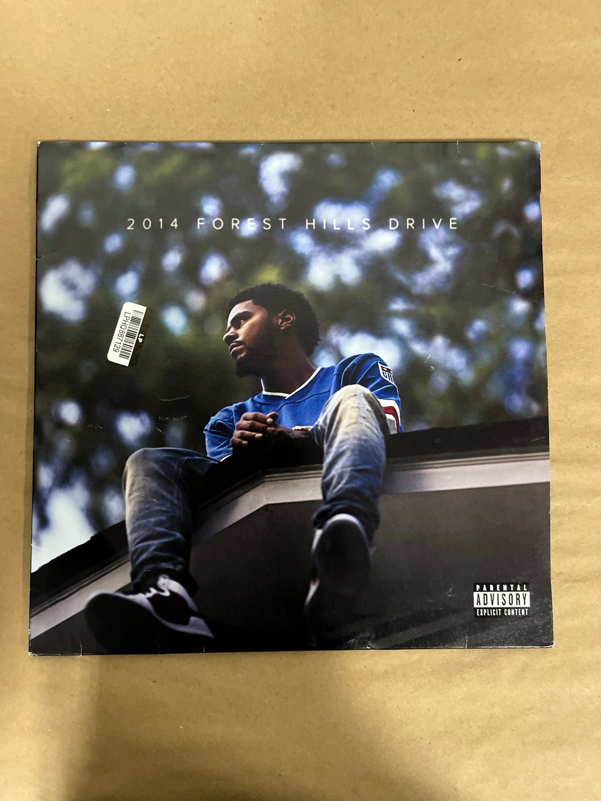 FRONT - J. Cole - 2014 Forest Hills Drive Anniversary Ed. Red Vinyl USED NOT TESTED