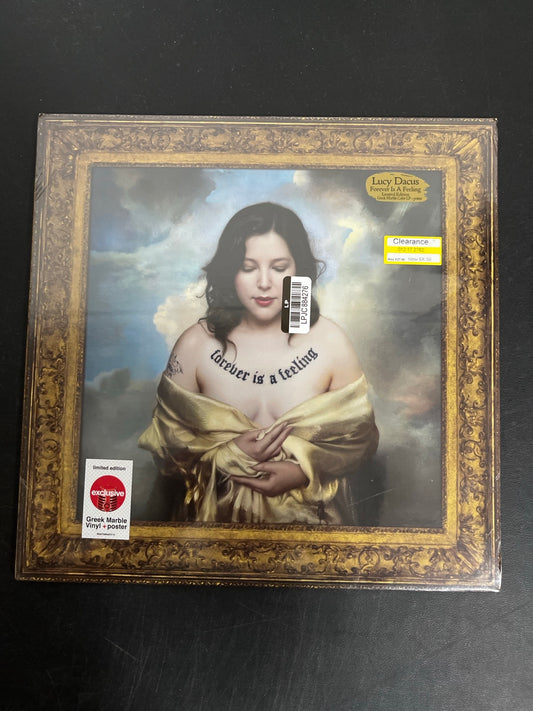 FRONT - Lucy Dacus - Forever Is A Feeling LE Greek Marble Vinyl SEALED NOT TESTED