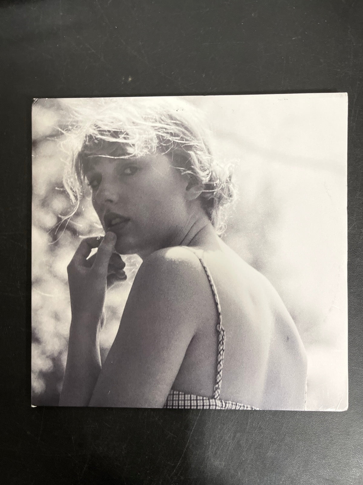 FRONT - Taylor Swift - Folklore LE Red Etched Vinyl USED NOT TESTED