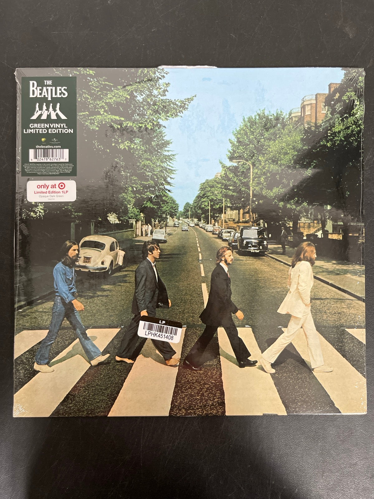 FRONT - The Beatles - Abbey Road LE 180gm Green Vinyl USED NOT TESTED