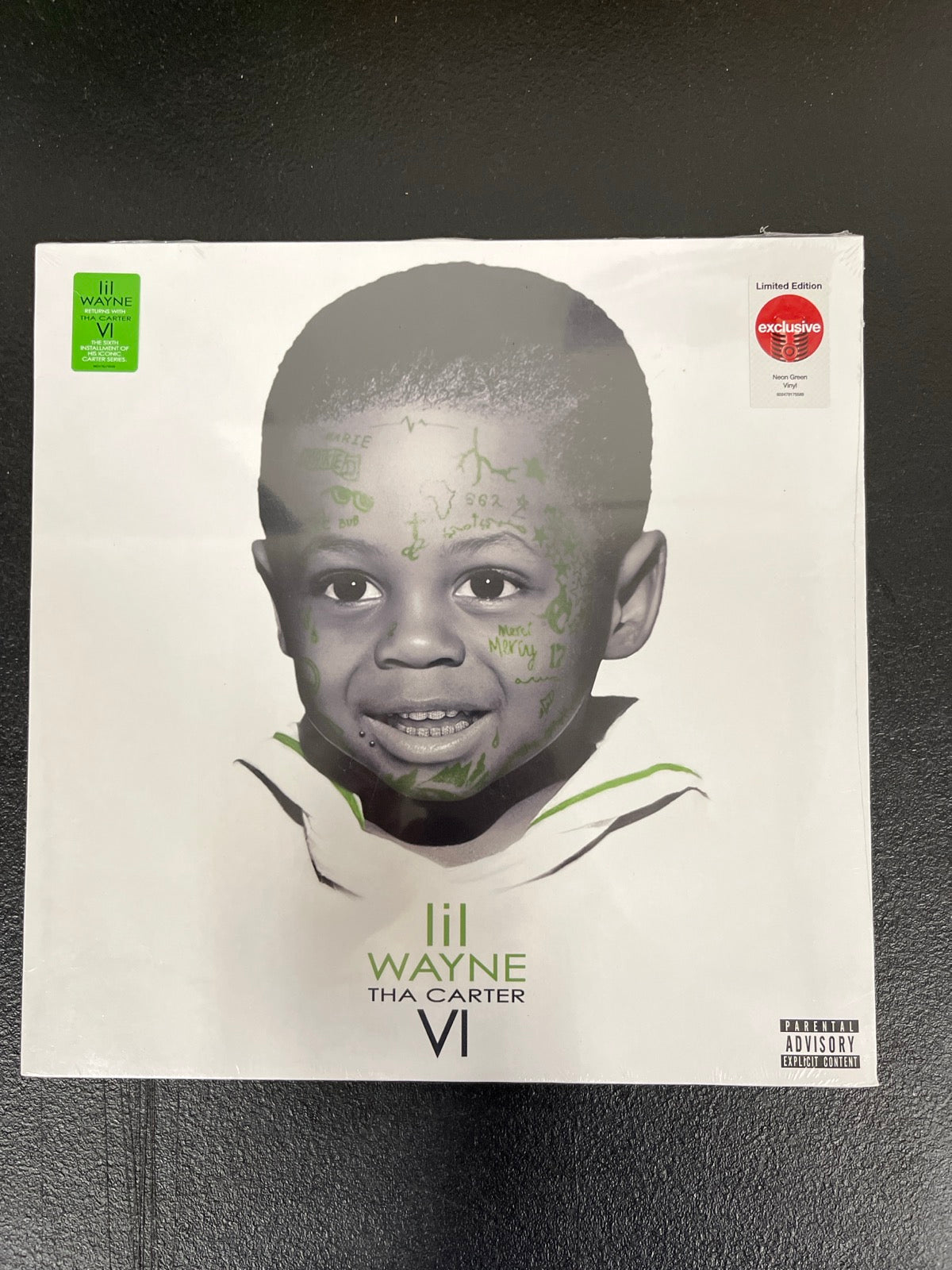 FRONT - Lil Wayne - Tha Carter VI LE Green Vinyl SEALED NOT TESTED