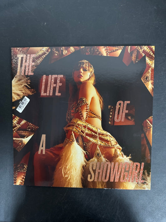 FRONT - Taylor Swift - The Life of a ... LE Pink Yellow Vinyl USED NOT TESTED