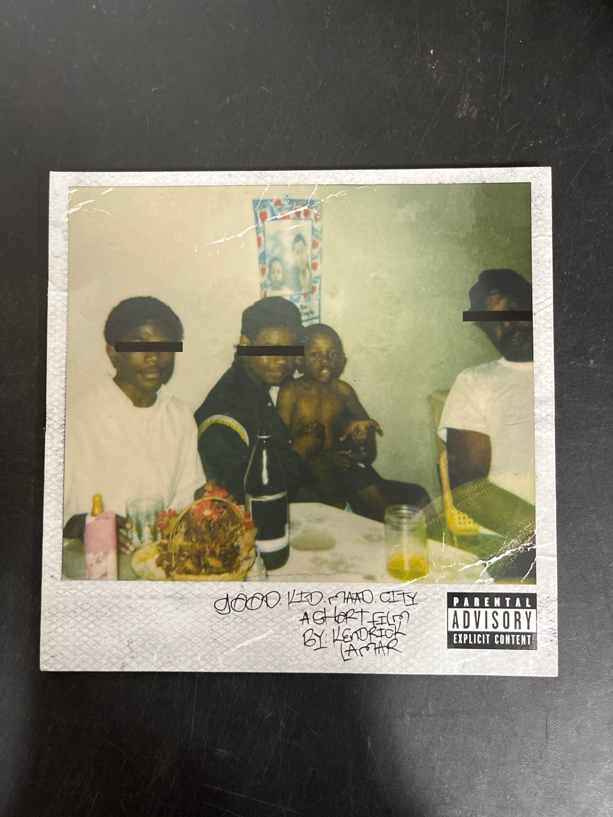 FRONT - Kendrick Lamar - good kid, m.A.A.d city LE Red Vinyl USED NOT TESTED