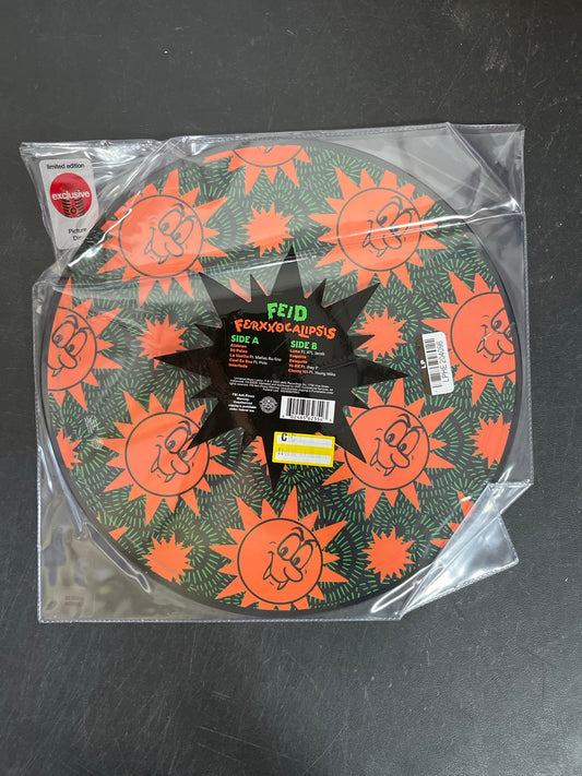 FRONT - Feid - Ferxxocalipsis LE Picture Disc Vinyl USED NOT TESTED
