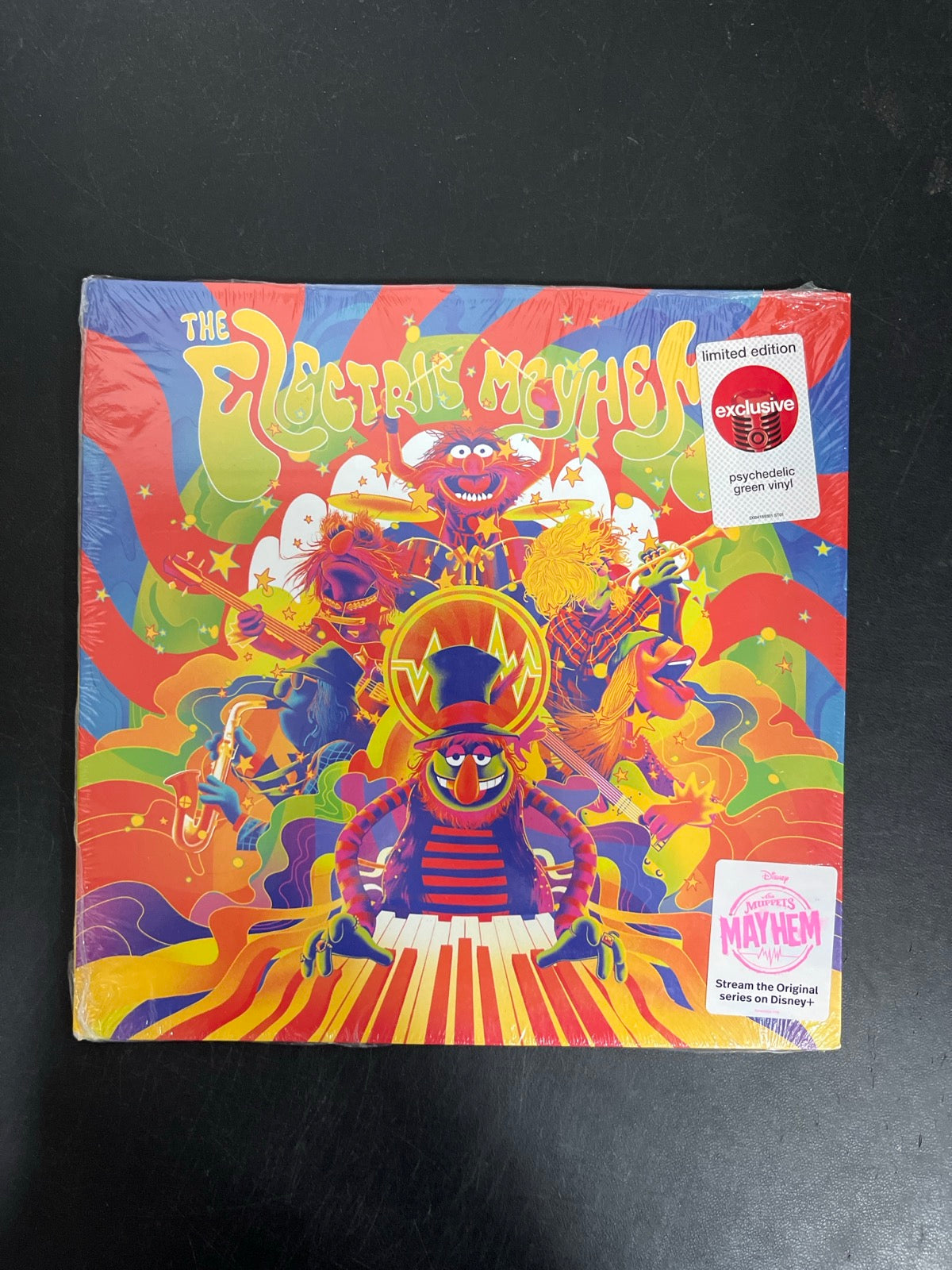 FRONT - The Electric Mayhem OST LE Psychedelic Green Vinyl SEALED NOT TESTED