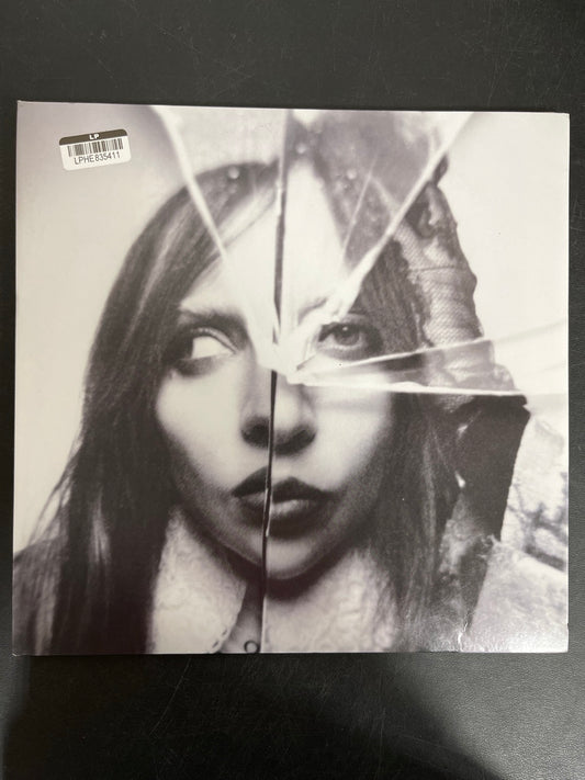 FRONT - Lady Gaga - MAYHEM LE Yellow Etched Vinyl USED NOT TESTED