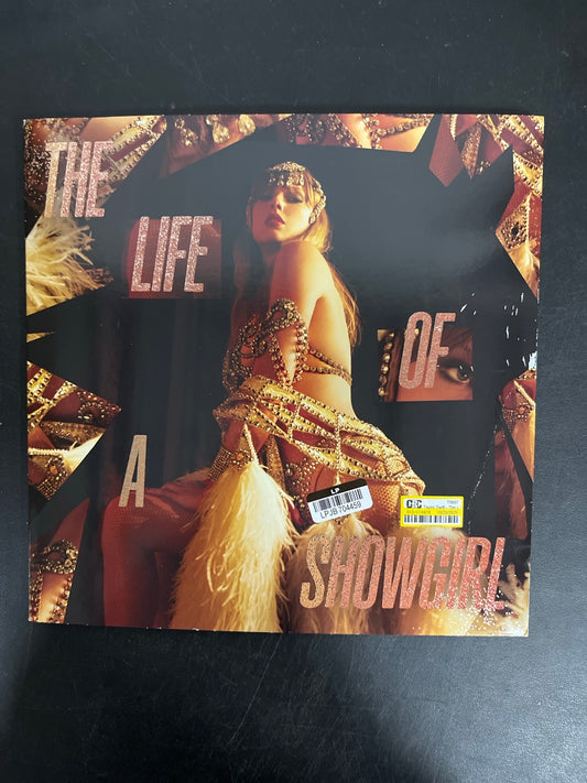 FRONT - Taylor Swift - The Life of a ... LE 180gm Pink Yellow Vinyl USED NOT TESTED