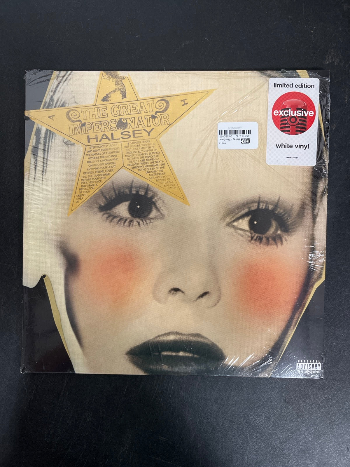 FRONT - Halsey - The Great Impersonator LE White Vinyl SEALED NOT TESTED