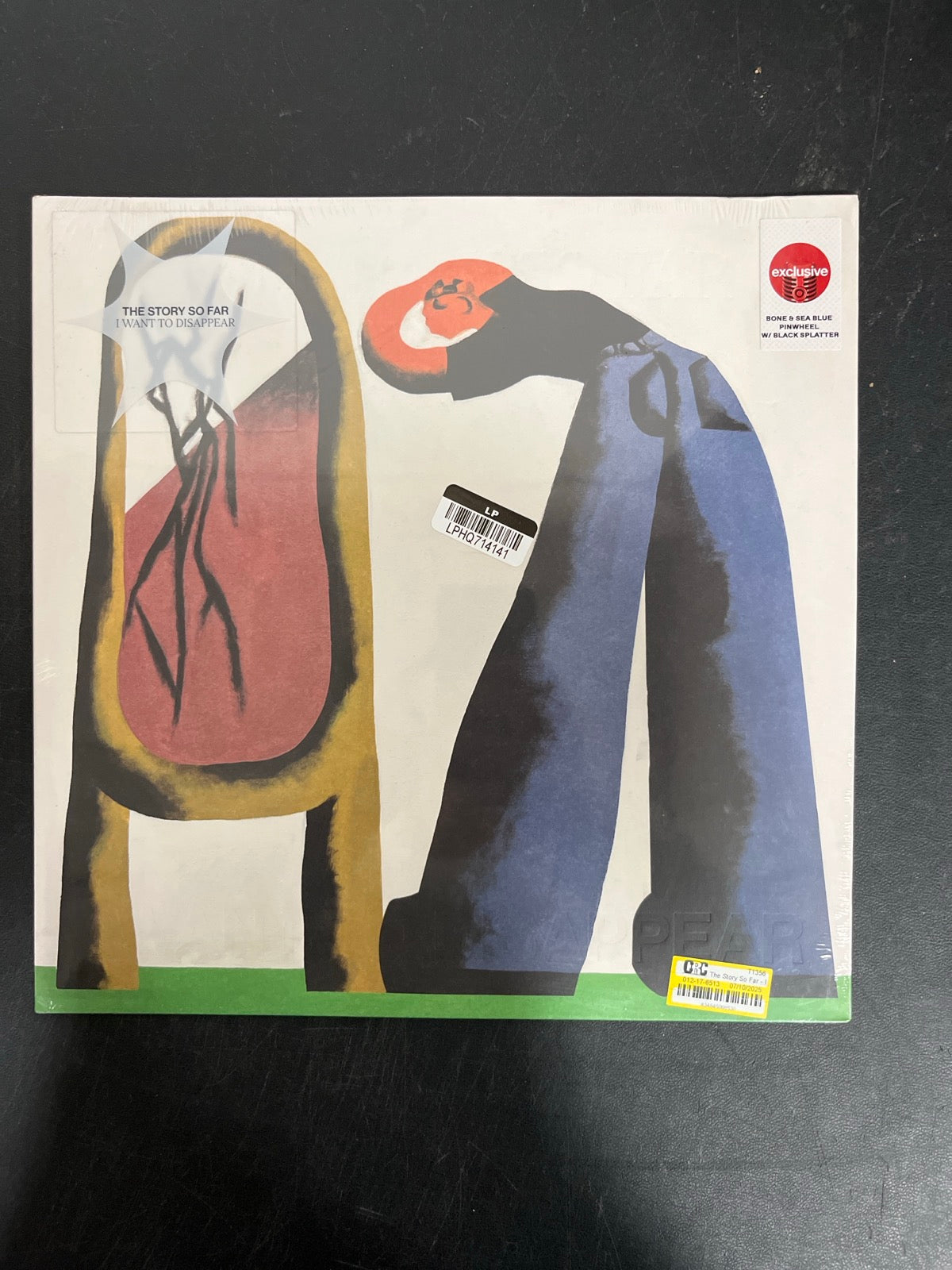 FRONT - The Story So Far - I Want To ... LE Bone & Sea  Blue Vinyl SEALED NOT TESTED
