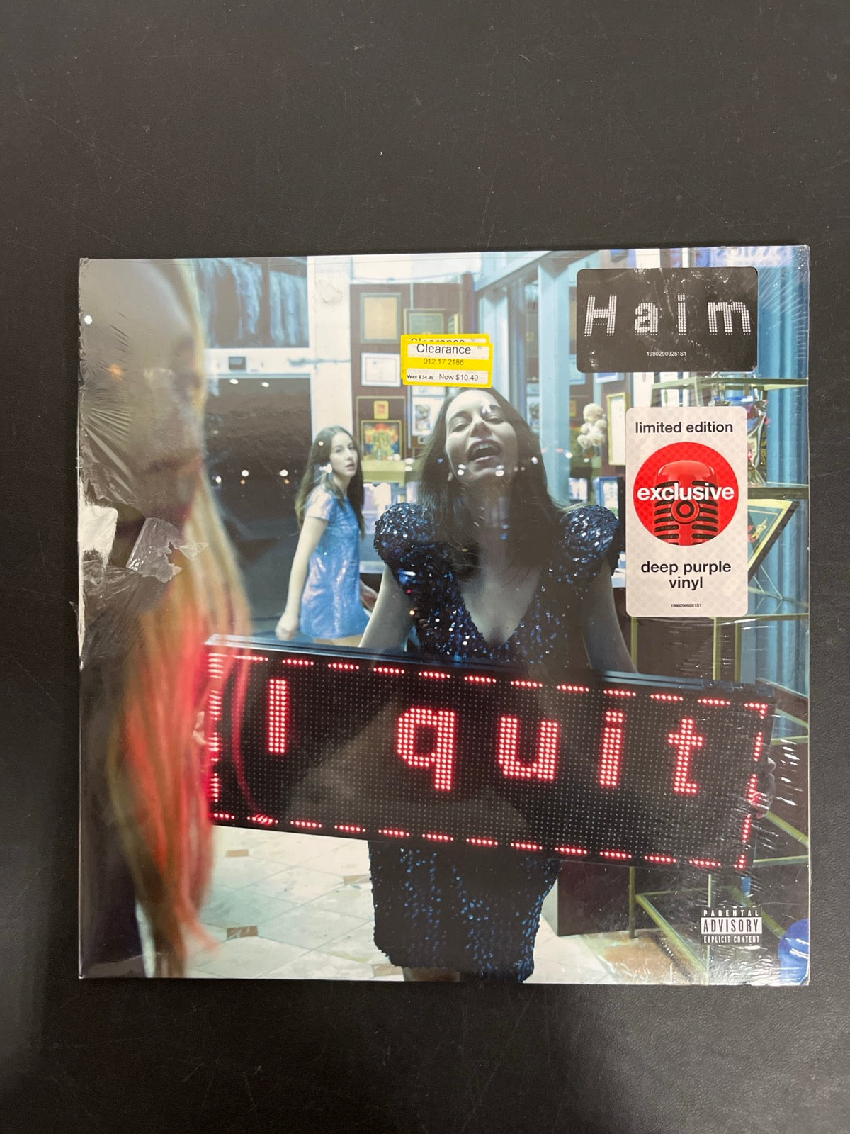FRONT - HAIM - I Quit LE Purple Vinyl SEALED NOT TESTED