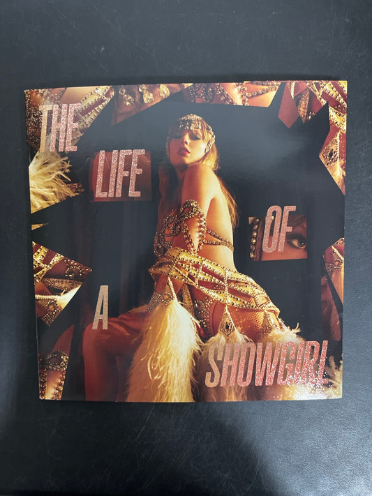 FRONT - Taylor Swift - The Life of a ... LE 180gm Pink Yellow Vinyl USED NOT TESTED