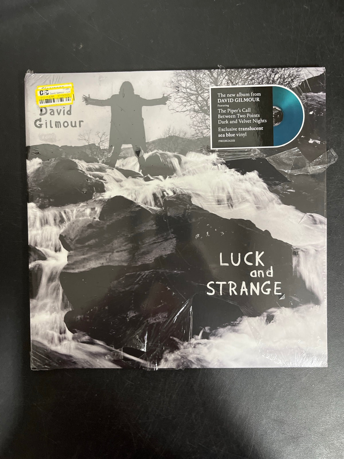 FRONT - David Gilmour - Luck and S... Target Exclusive Blue Vinyl USED NOT TESTED