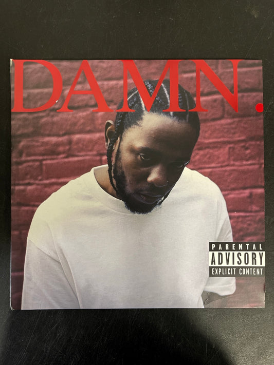 FRONT - Kendrick Lamar - DAMN. LE 180gm Green Vinyl USED NOT TESTED