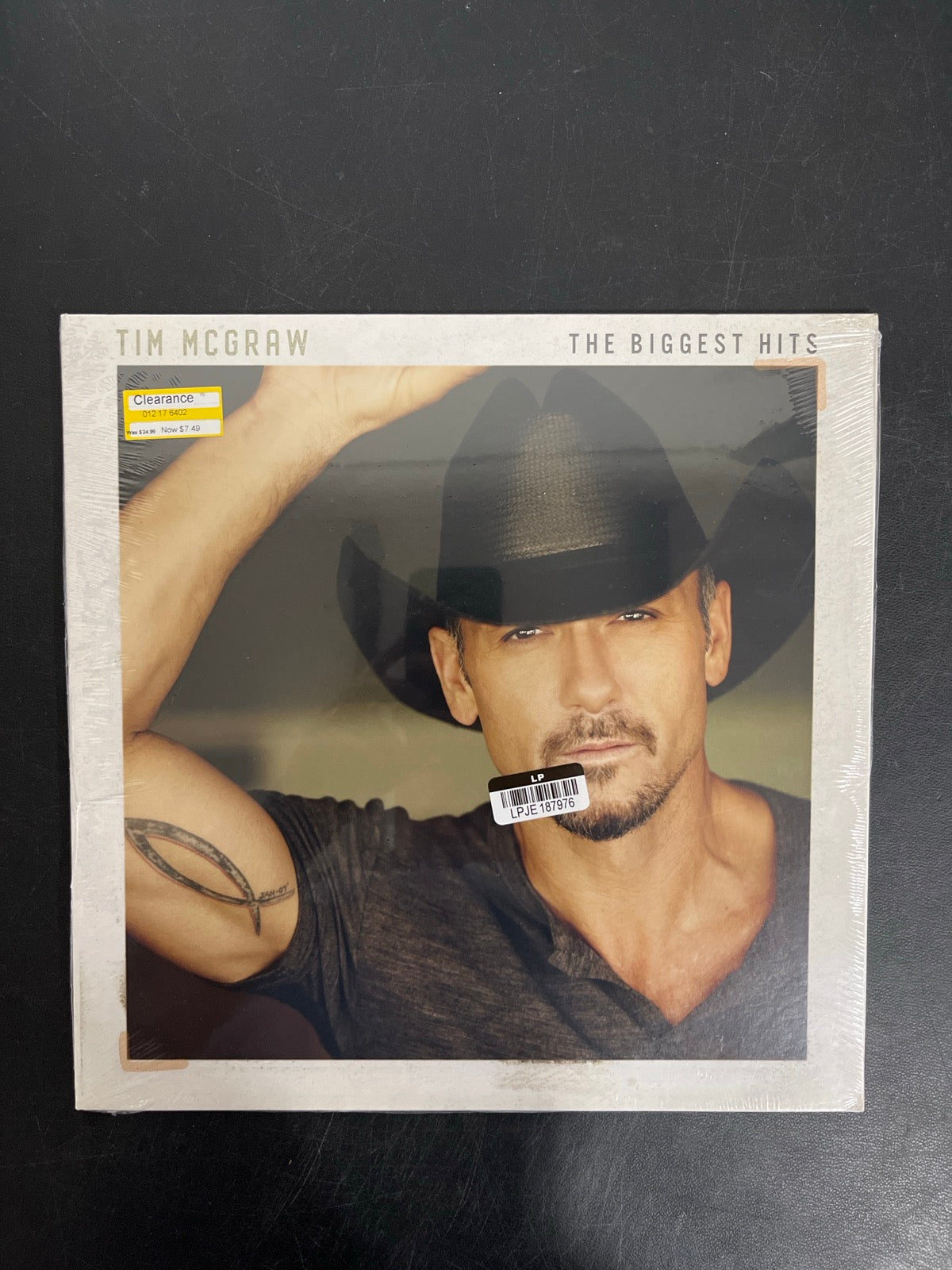 FRONT - Tim McGraw - The Biggest Hits Vinyl SEALED NOT TESTED