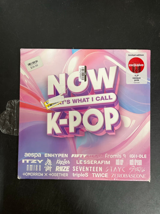 FRONT - Now That's What I Call K-Pop LE Pink Vinyl USED NOT TESTED