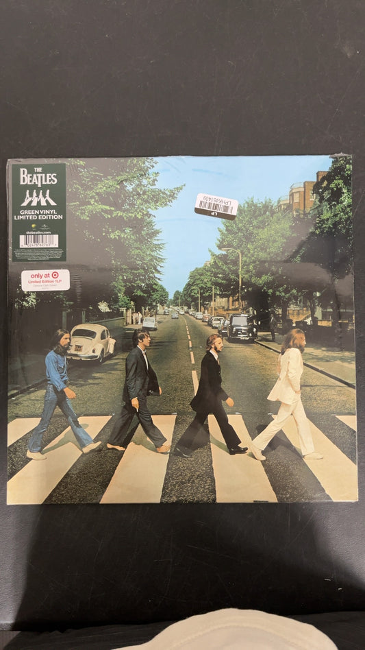 FRONT - The Beatles - Abbey Road LE 180gm Green Vinyl SEALED NOT TESTED